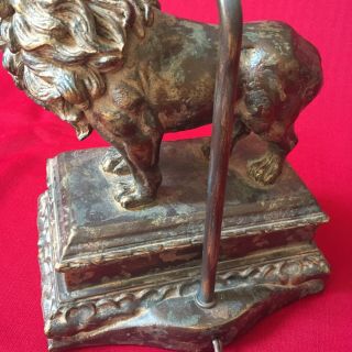 Vintage Lion Tiger Table Desk Lamp Light 4