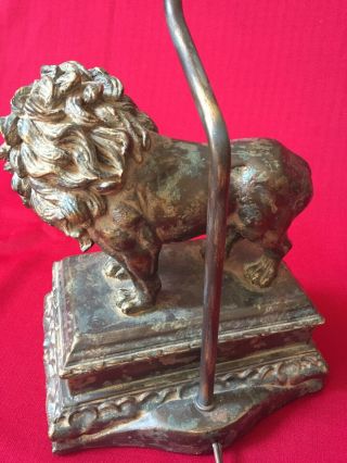 Vintage Lion Tiger Table Desk Lamp Light 5