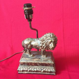 Vintage Lion Tiger Table Desk Lamp Light 6