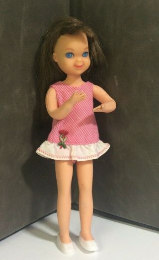 Vintage Tutti Doll Brunette Outfit Mattel Barbie 1960s