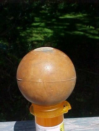 Vintage Antique Lacrosse Ball 8 " Dia.