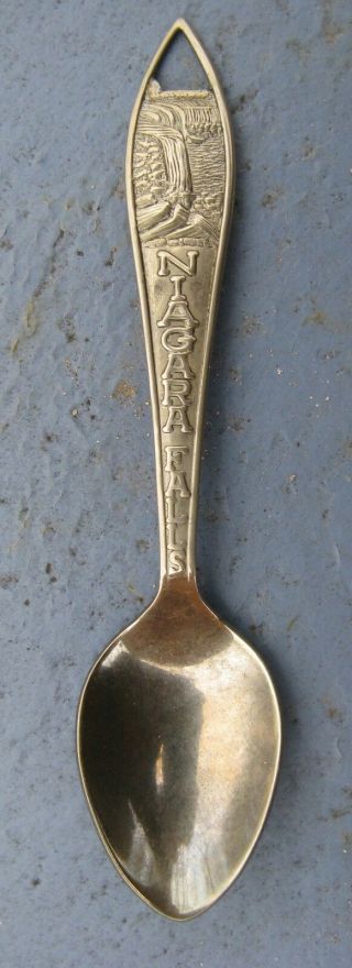 Vintage Sterling Silver Niagara Falls Souvenir Demi Tasse Spoon