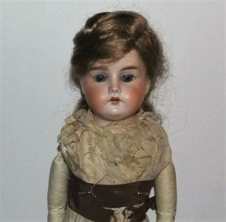 Antique Armand Marseille A.  M.  " Mabel " Vtg Bisque Pretty Shoulder Head 20 " Doll
