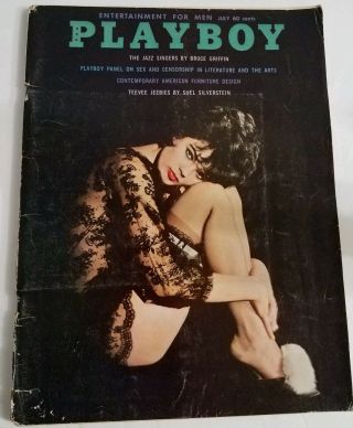 Playboy July 1961 Vol.  8 No.  7 Vintage