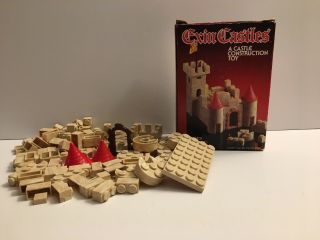 Vintage Exin Castillos Castle Building Set And Box 0199 Made In Spain