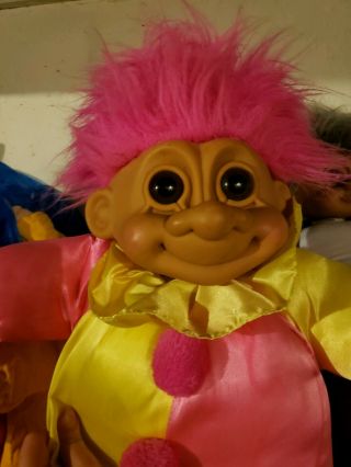Jumbo Vintage Russ Troll Doll Jester
