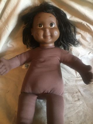Vtg.  1986 My Buddy Kid Sister Black African American Doll Playskool - (rtb2 3