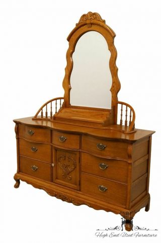 Lexington Victorian Sampler 64 " Triple Dresser With Mirror 391 - 235