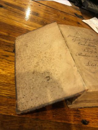 1853 Martin luther German Bible Carl Muche Antique Stamped Muller Old Testam 4