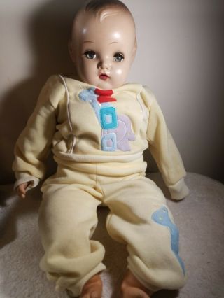 Vintage Horsman Mama Baby Doll Composition Head Rubber Body