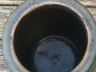 Antique T.  F.  Reppert Stoneware Crock Jar Greensboro PA Salt Glazed 8