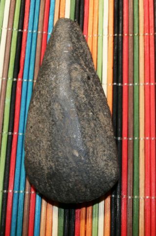Prehistoric Stone Celt Marked " Panama " 4 " X 1 3/4 