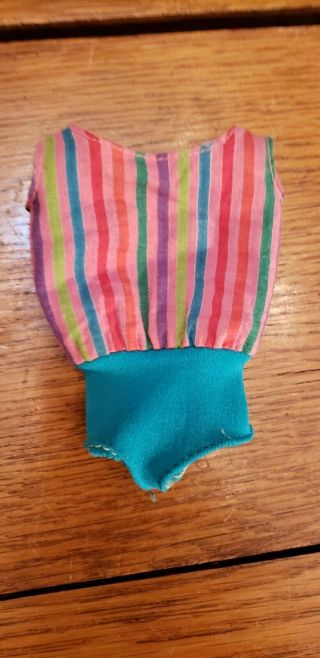 Vintage 1960s Barbie American Girl Tagged Swimsuit
