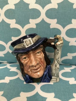 Antique 1961 Royal Doulton Toby Jug Mug " Gulliver " D 6563 4 3/8 "