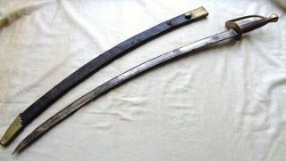 1780s Antique British Officer Sword U.  S.  Revolutionary & Napoleonic Era Sabre