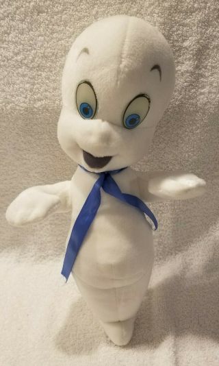 Vintage Casper The Friendly Ghost 16” Talking Glowing Eyes Stuff Plush Toy 1994