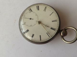 A Fine Antique Hallmarked Silver Cased Fusee Pocket Watch - Adams Of London