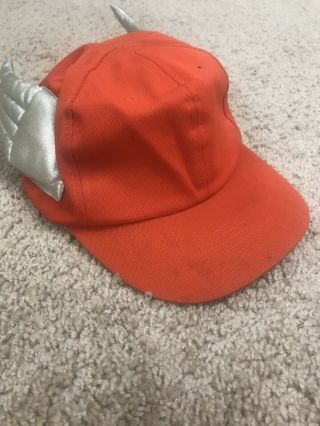 The Vegimals Vintage 1978 Freemountain Toys Red Snapback Hat/cap W/wings - Awesome