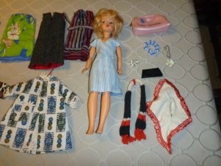 Vintage Tammy BS - 12 - 3 Blonde Hair Ideal Toy Corp.  plus many outfits & acces ' s 7