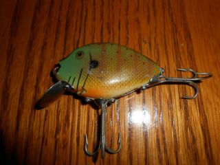 Vintage Heddon Punkinseed Fishing Lure Awesome Colors