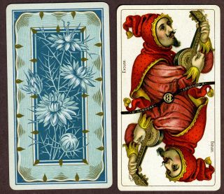 Dondorf German Nations Tarot 245.  Playing Cards,  1913 Antique
