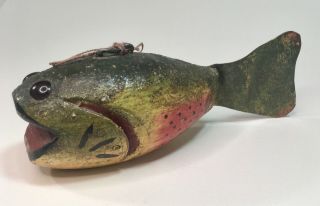 Duluth Dish Decoy Dfddavid Perkins 71/ 3 Spearing Ice Fishing Lure Fat Trout