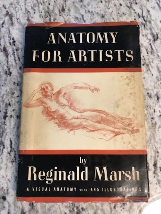 1945 Antique Art Book " Anatomy For Artists "