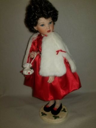 Marie Osmond Doll,  Winter Splendor Holiday Christmas Doll,  504/2000,  2002