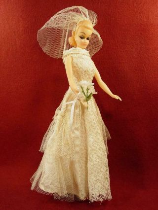 Vintage Bild Lilli Ponytail Barbie Doll Clone In Wedding Dress Hong Kong