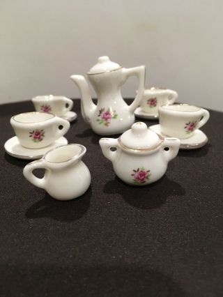 China Tea Set For Doll House 1980 Vintage