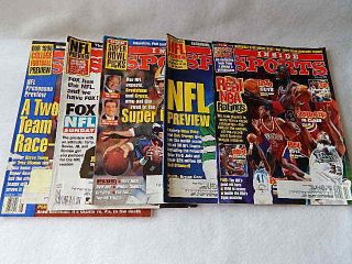 5 Vintage Inside Sports Magazines (2 - 1996,  2 - 1997&1 - 1998)