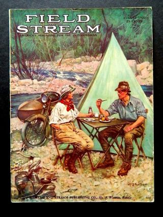 Field And Stream - August 1922 / Vintage 1920 