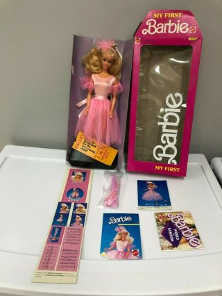 Vintage 1986 My First Barbie Doll Mattel 1788