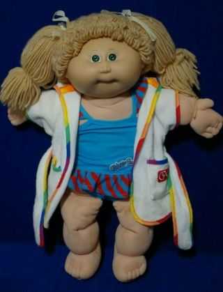 Vintage 1983 Coleco Cabbage Patch Kid 16 " Girl Doll Hm 1 Hong Kong Kt Factory
