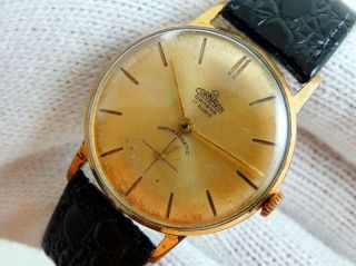 Cornavin Geneve 17 J.  Incablic Vintage Sub Second Swiss Gold Plated Mens Watch 6