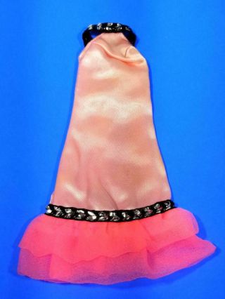 Topper Dawn Doll Pink Satin Dress MINTY Vintage 1970 ' s 2