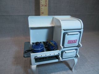 Dollhouse 1:12 Scale Vintage Roper Range Stove Item DDL7510 with Accessories 6