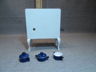 Dollhouse 1:12 Scale Vintage Roper Range Stove Item DDL7510 with Accessories 7