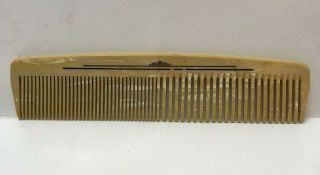 Vintage Du Pont Nylon Hair Comb Usa Collectible Antique Mother Of Pearl Color