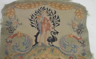 50 Off Antique French Hand Woven Figural Tapestry Piece Ss28