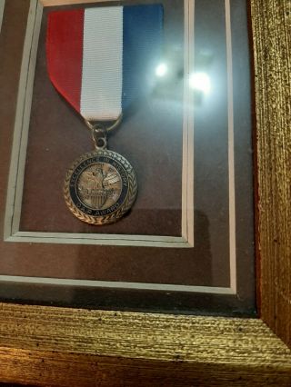 vintage award for excellence in history.  D.  A.  R rare and very hard to find framed 5