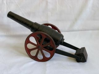 Antique Big Bang Cast Iron Toy Carbide Cannon 11fw