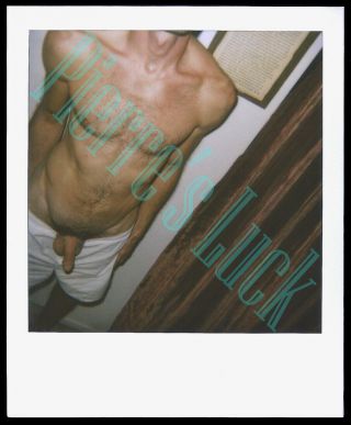 Fit Athletic Nude Male Torso - Vintage 1986 Polaroid Photo Gay Interest