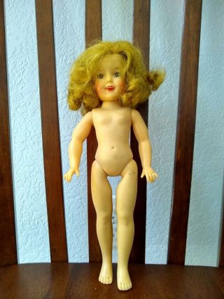 1950s - 1960s Vintage Shirley Temple Doll - Ideal - 12 Inches
