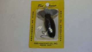 Vintage Fred Arbogast Jitterbug Small Fly Rod Size Nip