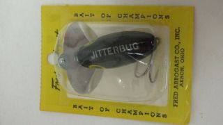 VINTAGE FRED ARBOGAST JITTERBUG Small Fly Rod Size NIP 2