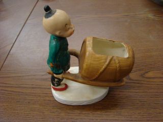 Antique Asian Boy Rossetti Chicago Made In Occupied Japan Hand Painted