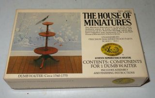 X - Acto House Of Miniatures 40081 Dumb Waiter Circa 1760 - 75 Dollhouse Open Box