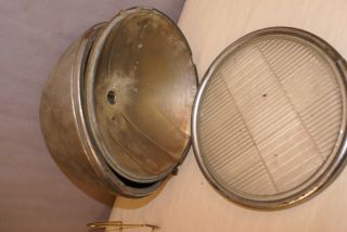 Antique Chevrolet Headlight Lens And Bucket Circa 1930 