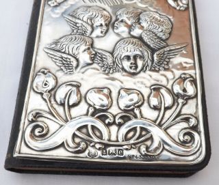 ANTIQUE 1904 SOLID SILVER COMMON PRAYER BOOK REYNOLDS ANGELS 3